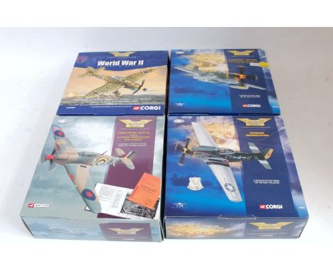 A Corgi Aviation Archive mixed scale boxed aircraft group, all appear as issued to include Ref. Nos. AA32201, AA32504, 49303,