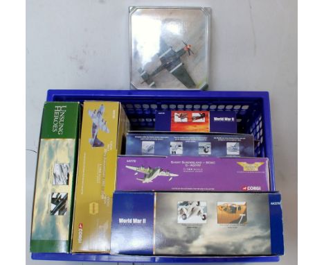 Seven boxed mixed scale Corgi Aviation Archive diecasts to include Ref. Nos. AA33103, AA32207, 47114, AA31702, AA31305, AA313