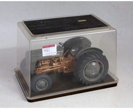A Tractoys Ltd for G&amp;M farm models 1:16 scale resin and diecast model of a Ferguson 35 tractor comprising of grey and gol