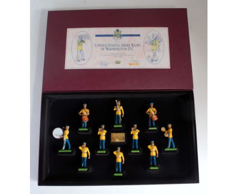 Three various boxed Britains modern release limited edition soldier sets to include No. 5196 The Pipes and Drums of the 1st B