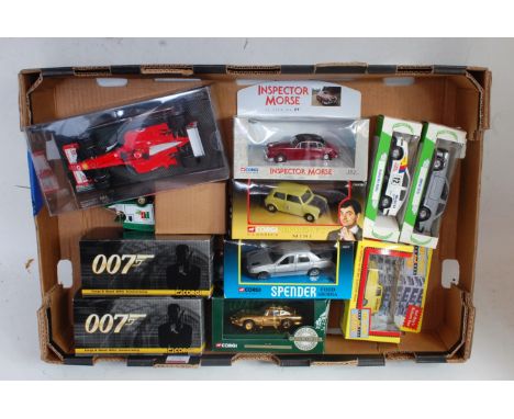 A quantity of mixed modern release diecasts to include TV related examples, James Bond 007, Only Fools &amp; Horses and Hotwh