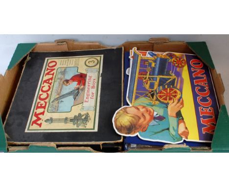 A collection of various Meccano, Bayko and Dinky Builder building outfits to include an early 20th century Meccano No. 3 outf