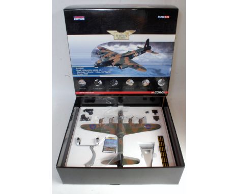 A Corgi Aviation Archive 1/72 scale No. AA39501 Short Stirling Mk1 MacRoberts Reply No. 15 Squadron boxed aircraft, appears a