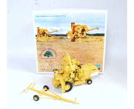 A Chestnut Miniatures 1/32 scale model of a Clayson M103 combine, limited edition No. 11/300 with certificate and paperworkCo