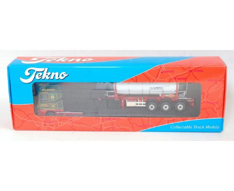 A Tekno 1/50 scale The British Collection No. 119 Baird Brothers model of a DAF XF tanker trailer, appears as issued in the o