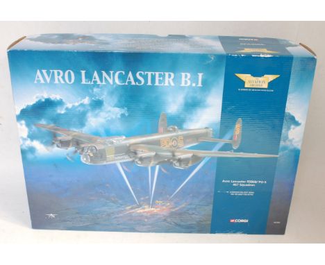 A Corgi Aviation Archive 1/72 scale model No. AA32601 Avro Lancaster R5868 467 Squadron, appears as issued in the original po