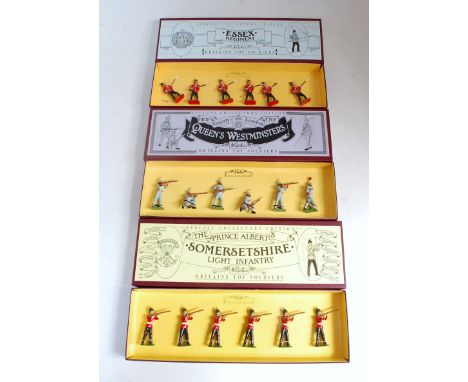 Five various boxed Britains modern release toy soldier sets to include Ref. Nos. 00127 The Highland Light Infantry, No. 8801 