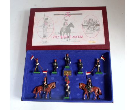 Three various boxed as issued Britains modern release soldier sets to include The Drums and Pipes of the First Battalion the 
