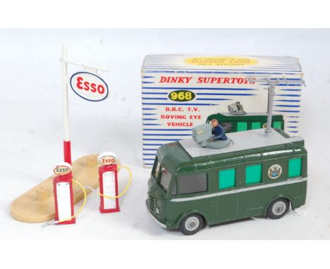 A Dinky Toys boxed No. 968 BBC TV Roving Eye vehicle comprising of green body with cameraman and antenna included (VG,BG), to