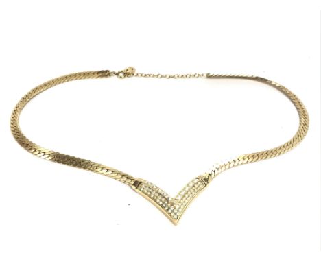 A Christian Dior costume necklace , postage category A