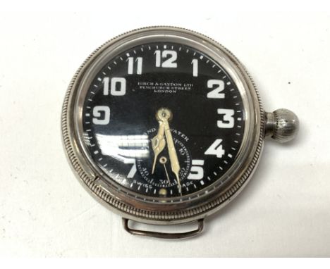 Birch and Gaydon land and water zenith. 2163 military type wristwatch. Postage category A.