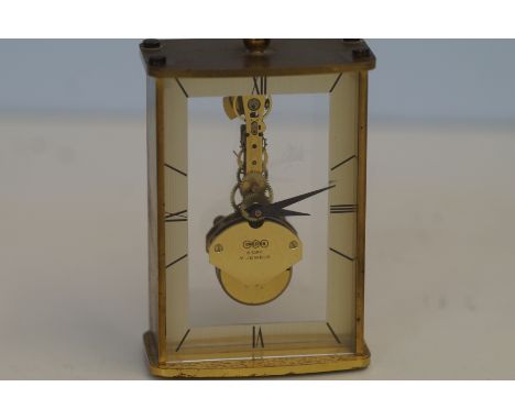 Uwestra German skeleton mantle clock (rare)