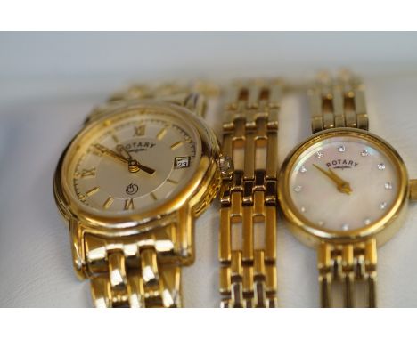 Ladies Rotary watch &amp; bracelet set - working 