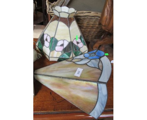 Two Tiffany style light shades&nbsp;