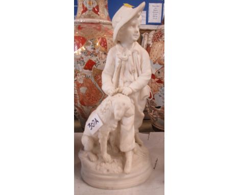 A Victorian parian model, height 12ins