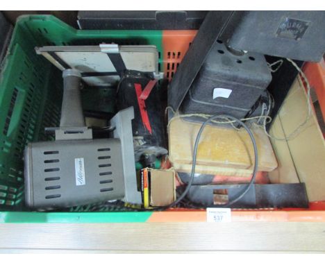 Box of camera equipment
