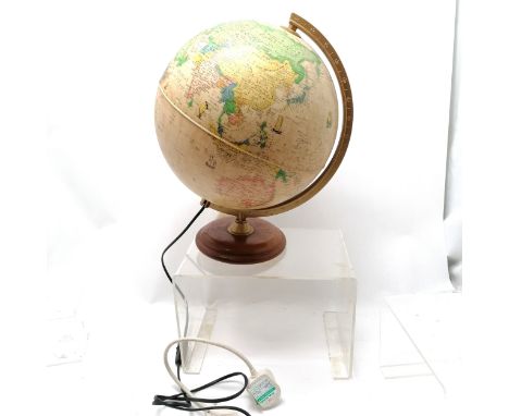 Novelty globe lamp - globe diameter is approx 29cm 