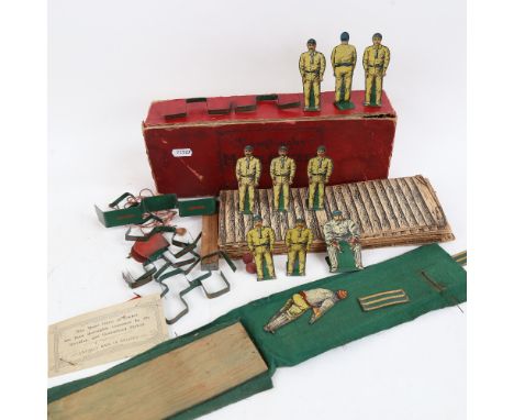 A Vintage Lamplough's model cricket game, in original box 