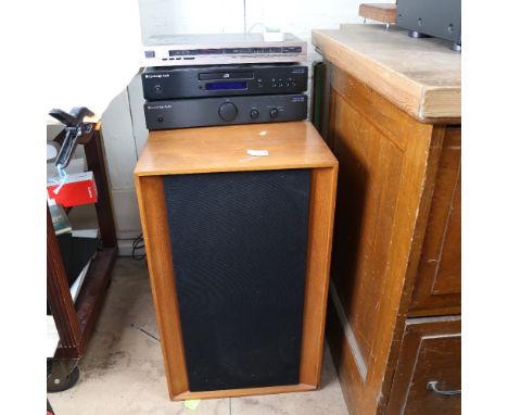 Various Hi-Fi sound equipment, comprising pair of KEF Concerto floor standing loud speakers, Cambridge Audio Topaz AM1 Integr