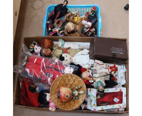 Various Vintage dolls and toys, including Oriental (boxful) 