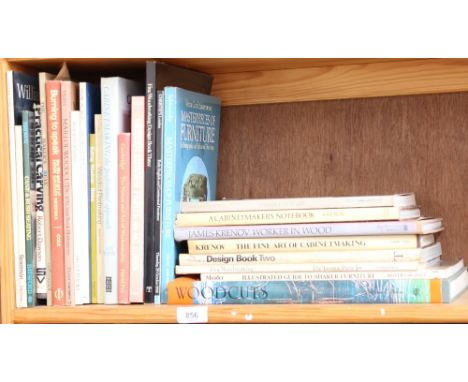Vintage books on cabinet making and woodworking 