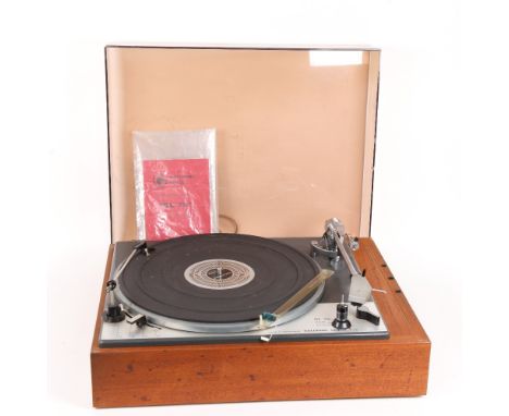 LENCO - a Vintage Goldring GL75 stereo transcript turntable, with original instruction manual 