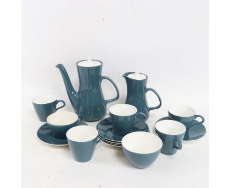 Poole Pottery Twin-Tone coffee set 