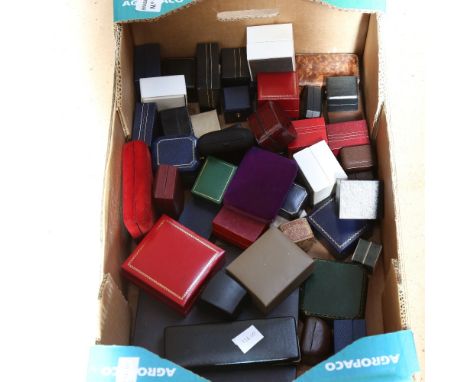 Various modern and Vintage jewellery boxes 
