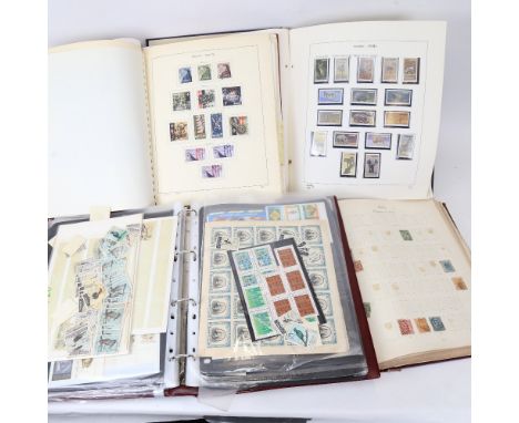 5 albums of Vintage postage stamps and First Day Covers 