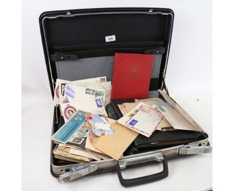 Various Vintage postage stamps, including Penny Black and Reds 