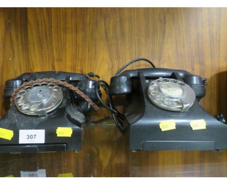 Two vintage telephones 
