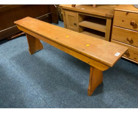 A vintage school type bench L 137 cm 