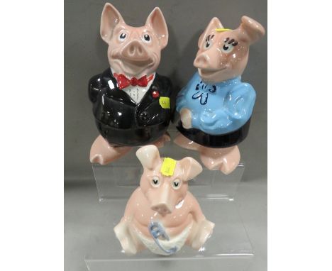Three wade Natwest piggy banks A/F