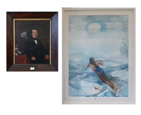 English School - Portrait of Archibald Duncan, leading solicitor or Dundee, born 1750, oil on canvas, 45 x 35 cm, a/f to/w Ag