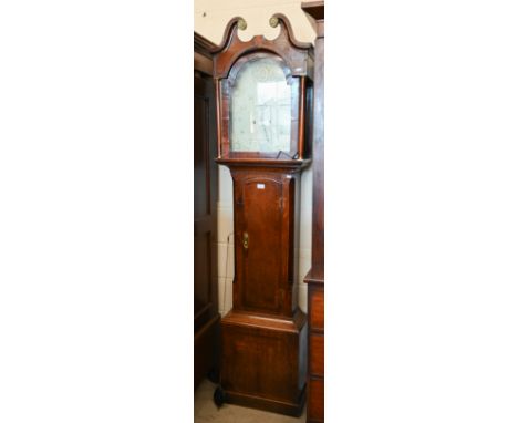 An 18th century oak longcase clock, the painted dial signed Retford, with subsidiary seconds dial and eight day movement c/w 