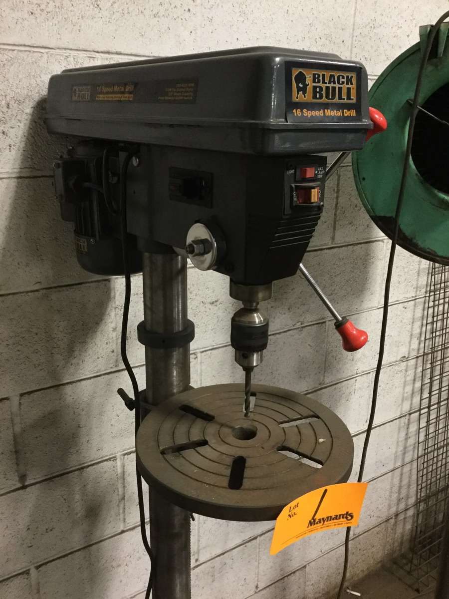 Black Bull DP16UL 16Speed Drill Press 04220 RPM, 550 Watts Fan Cooled