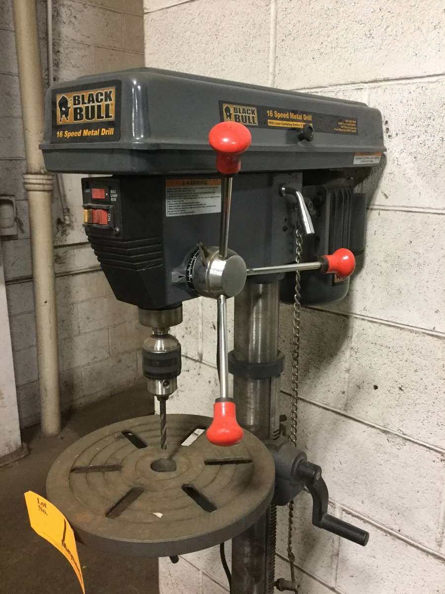 Black Bull DP16UL 16Speed Drill Press 04220 RPM, 550 Watts Fan Cooled