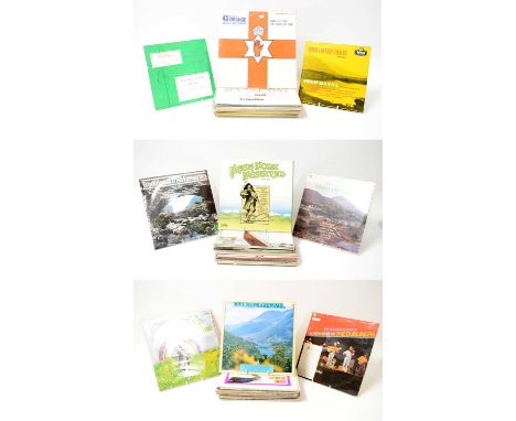 A selection of folk and traditional LPs, titles to include: Golden Hour of Irish Ballads; The Sash My Father Wore; The Lark i