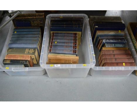 A selection of hardback books, primarily relating to aviation, titles including: The Great War in the Air, by Edgar Middleton