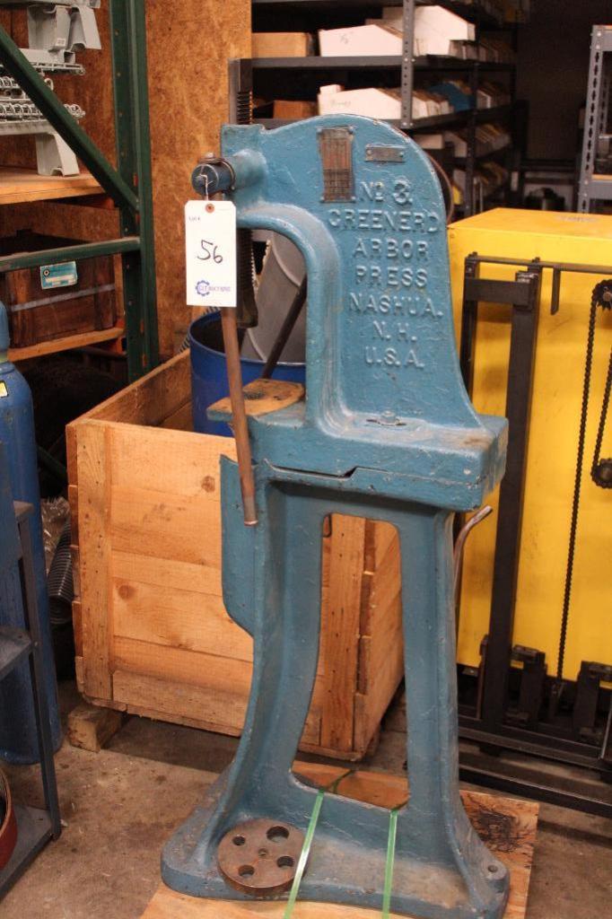 Greenerd No.3 Arbor Press w/ stand