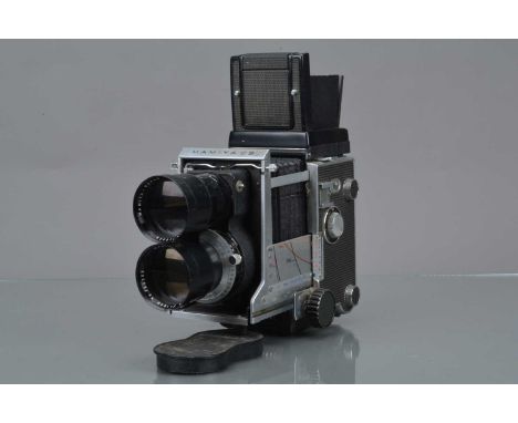 A Mamiya C3 Professional TLR Camera, serial no 214754, body F-G, would benefit from a clean, bellows G, with Mamiya Sekor 18c