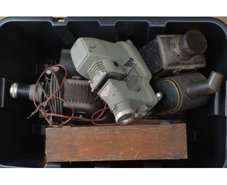 3¼''Majic Lantern Slides and Projector Parts, a set of botanical & cell structure drawings, set of Reality in Religion, story