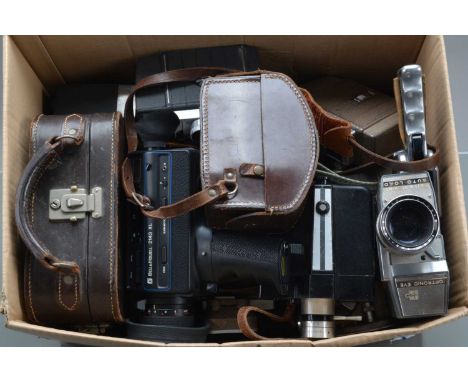 Eighteen Bell & Howell Cine Cameras, models include a Bell & Howell 16mm 200EE,, 2143 XL, Autoset, 2143 XL,  Autoset II, 624,