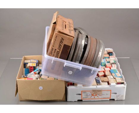 Cine Films and Cine Accessories, 16mmhome made films of various holiday cruises, untitled 35mm short films, 8mm cine films, a
