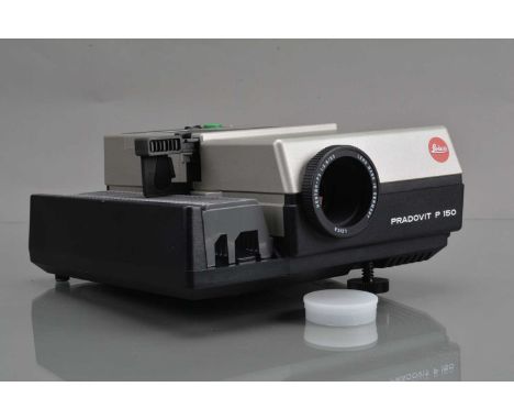 A Leica Pradovit P 150 Slide Projector, untested, VG, with Hektor P2 85mm f/2 lens, elements VG, manual, in maker's box