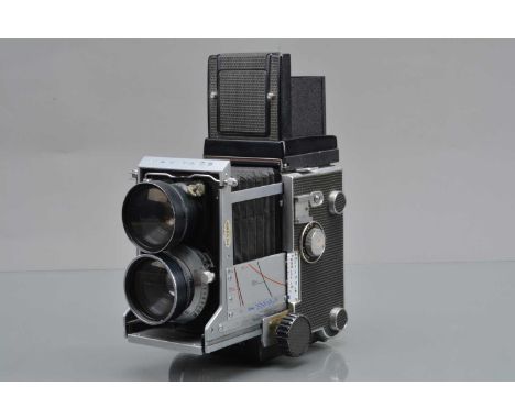 A Mamiya C3 Professional TLR Camera, serial no 260800, body G, bellows G, with Mamiya Sekor 65mm f/3.5 lens, shutter working,