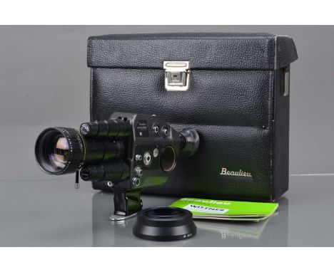 A Beaulieu 4008 ZM4  Super 8 Cine Camera, body G, no battery/charging unit, with Schneider Kreuznach 6-70mm f/1.4 lens, eleme