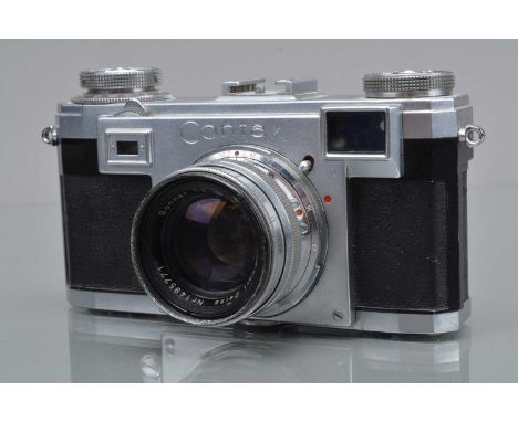 A Zeiss Ikon Contax IIa Rangefinder Camera, shutter erratic, not working, self timer sticking, rangefinder working, body G, s