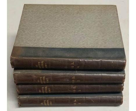 HIS MAJESTY'S TERRITORIAL ARMY BY WALTER RICHARDS IN FOUR VOLUMES 
A DESCRIPTIVE ACCOUNT OF THE YEOMANRY, ARTILLERY, ENGINEER