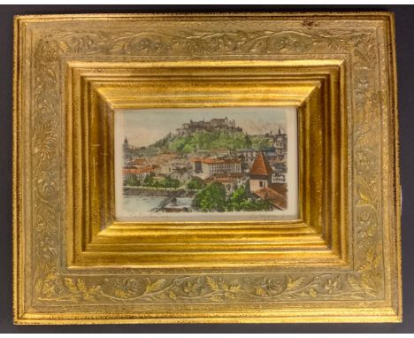 FRAMED SIGNED COLOURED PRINT